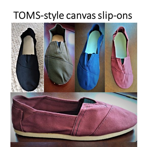 Shoes - Brand New Alpargatas, TOMS-Style canvas slip-ons